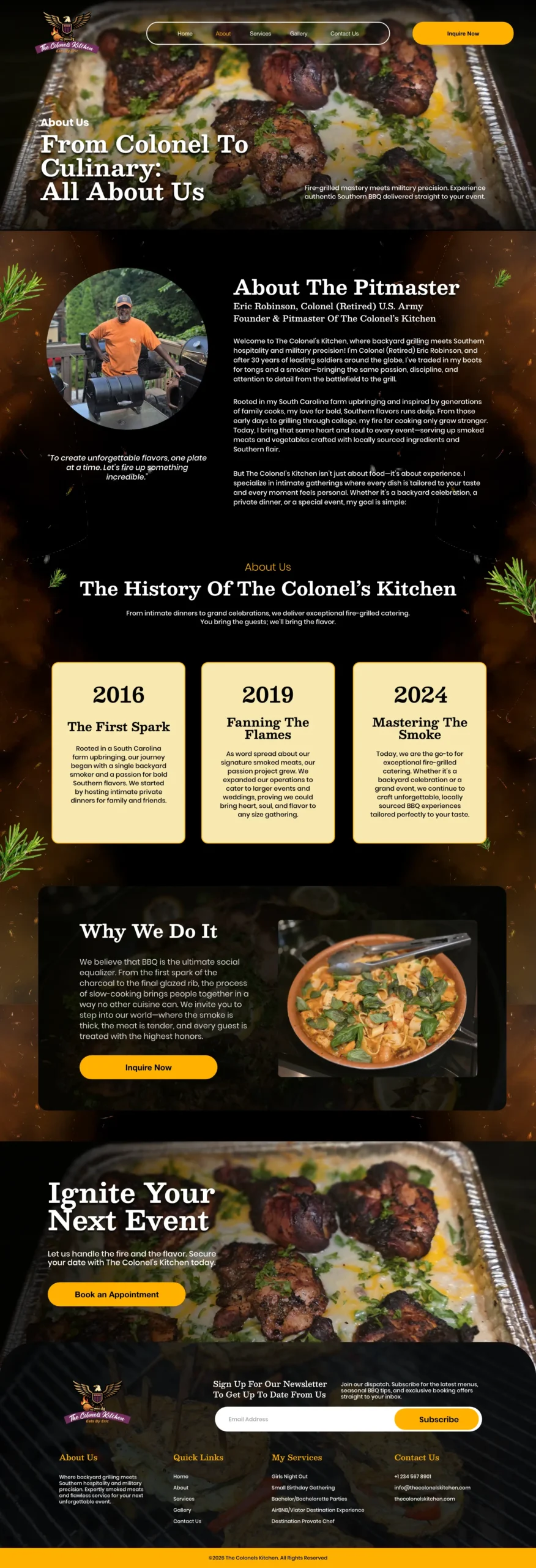 The Colonels Kitchen - About Us